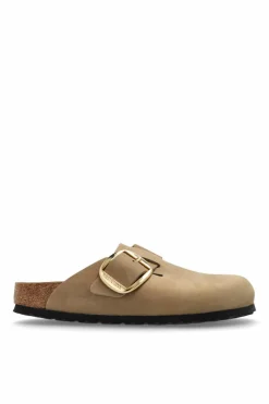 Birkenstock beżowy Klapki `Boston Big Buckle`