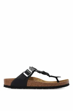 Birkenstock CZARNY Klapki ‘Gizeh Braided’