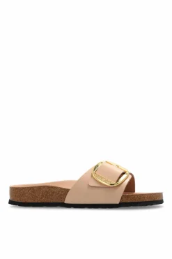 Birkenstock RÓŻOWY Klapki `Madrit Big Buckle`