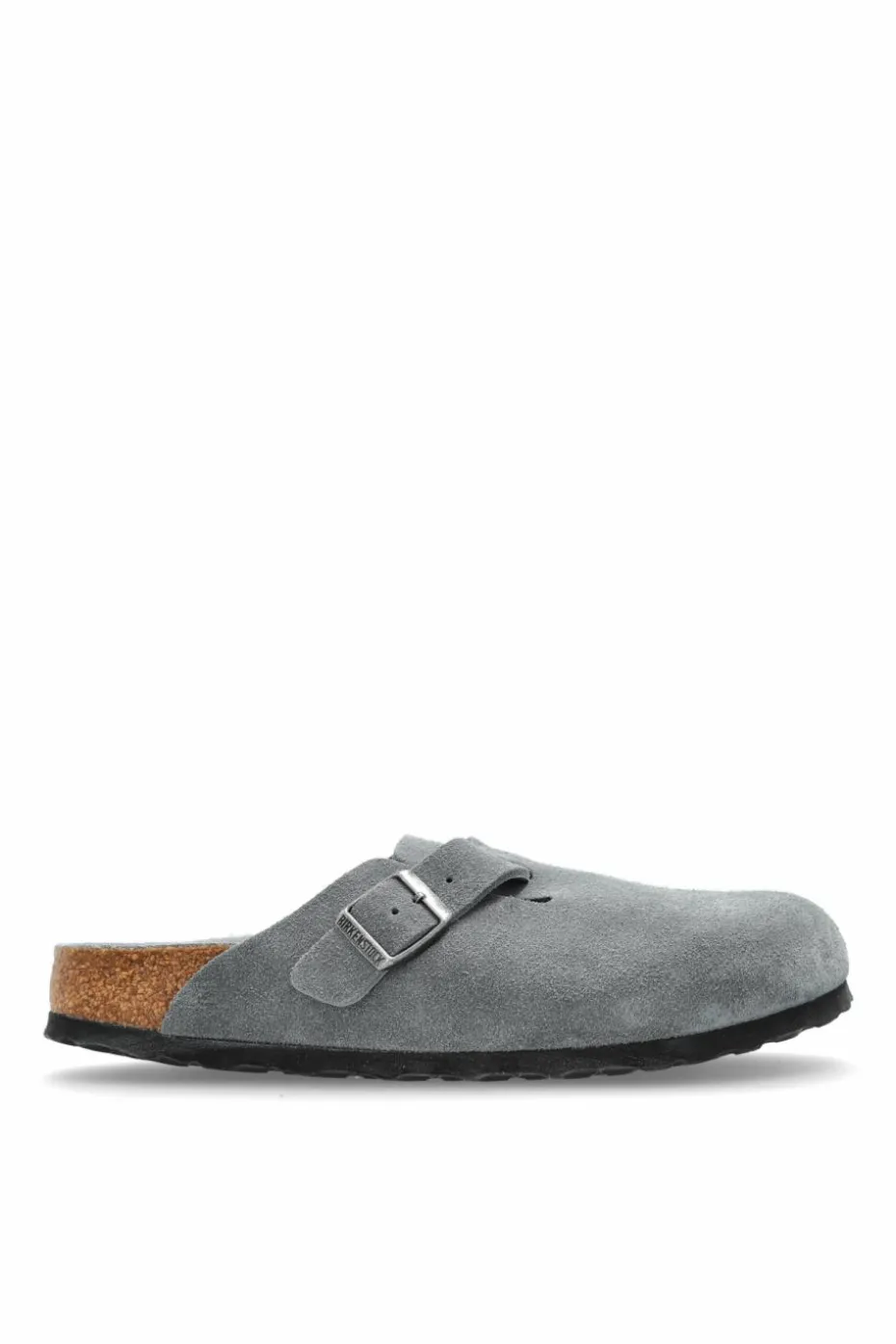 Birkenstock SZARY Klapki `Boston BS`