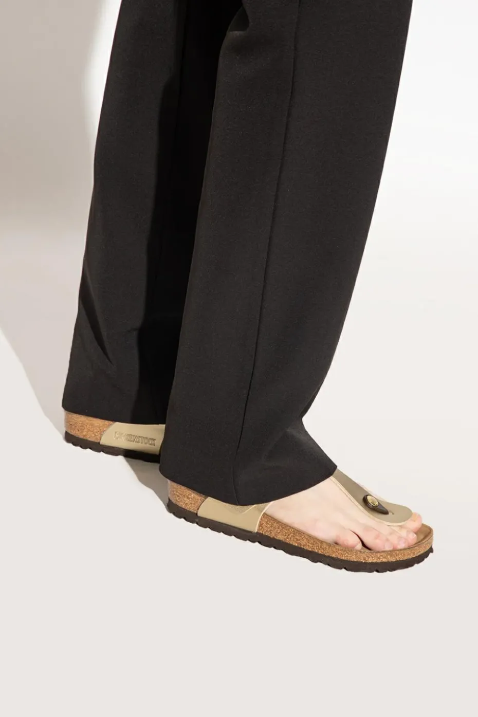 Birkenstock ZŁOTY Klapki ‘Gizeh BS’