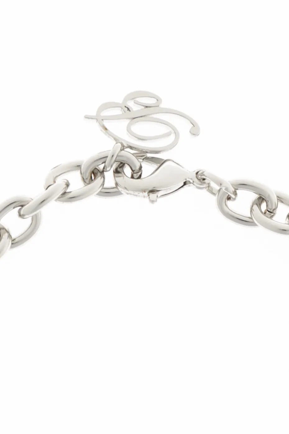 Blumarine SREBRNY Bransoleta z zawieszkami