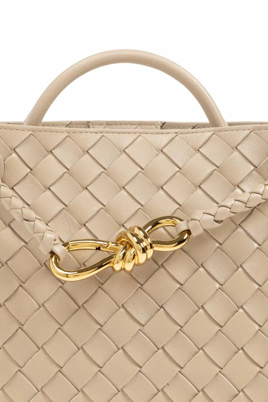 Bottega Veneta beżowy Torba do ręki `Andiamo Small`