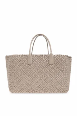 Bottega Veneta beżowy Torba `Cabat Large` typu `shopper`