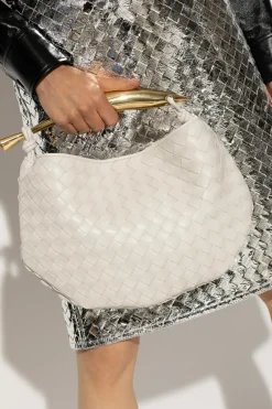 Bottega Veneta BIAŁY Torba do ręki ‘Sardine’