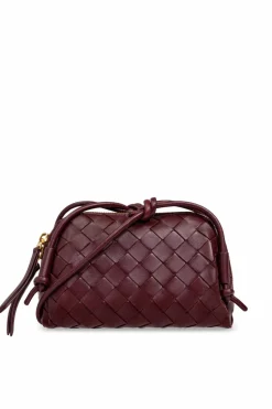 Bottega Veneta BORDO Skórzana torba na ramię