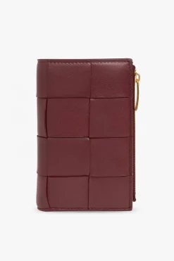 Bottega Veneta BORDO Skórzany portfel
