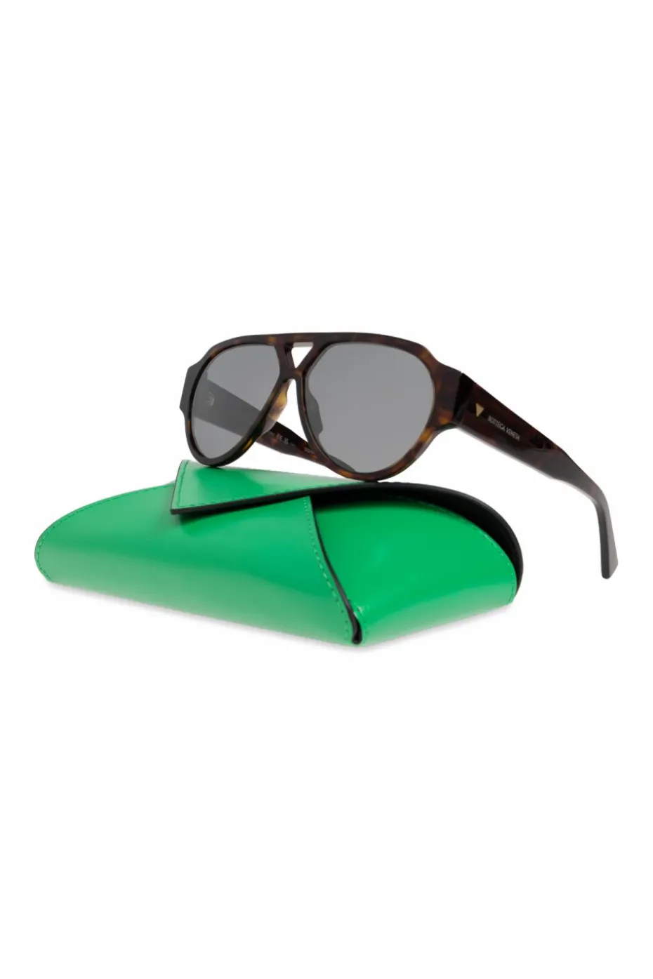 Bottega Veneta BRĄZOWY Okulary przeciwsłoneczne