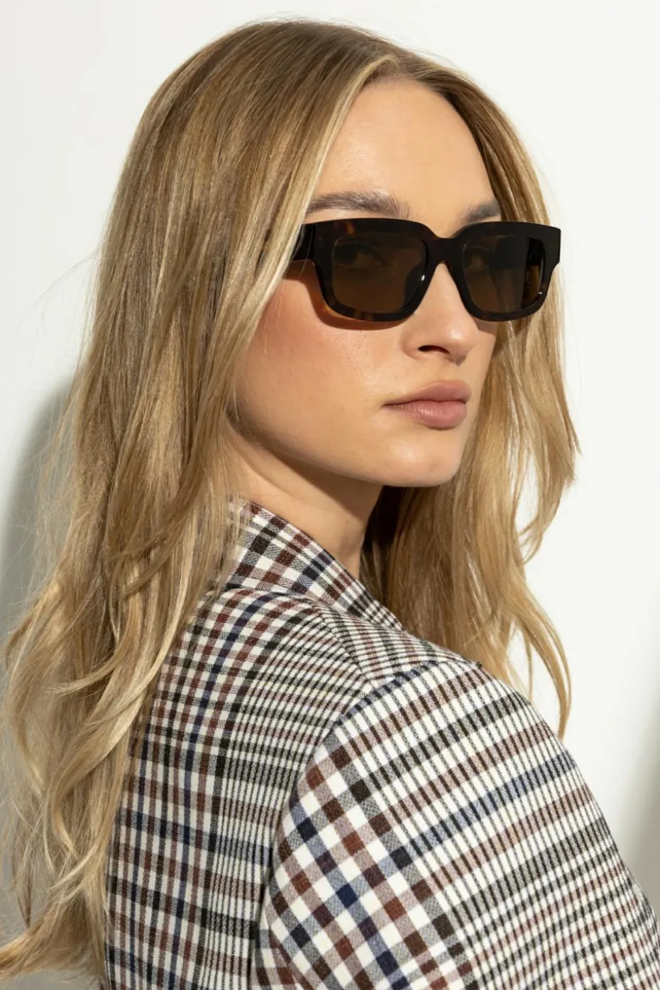 Bottega Veneta BRĄZOWY Okulary przeciwsłoneczne