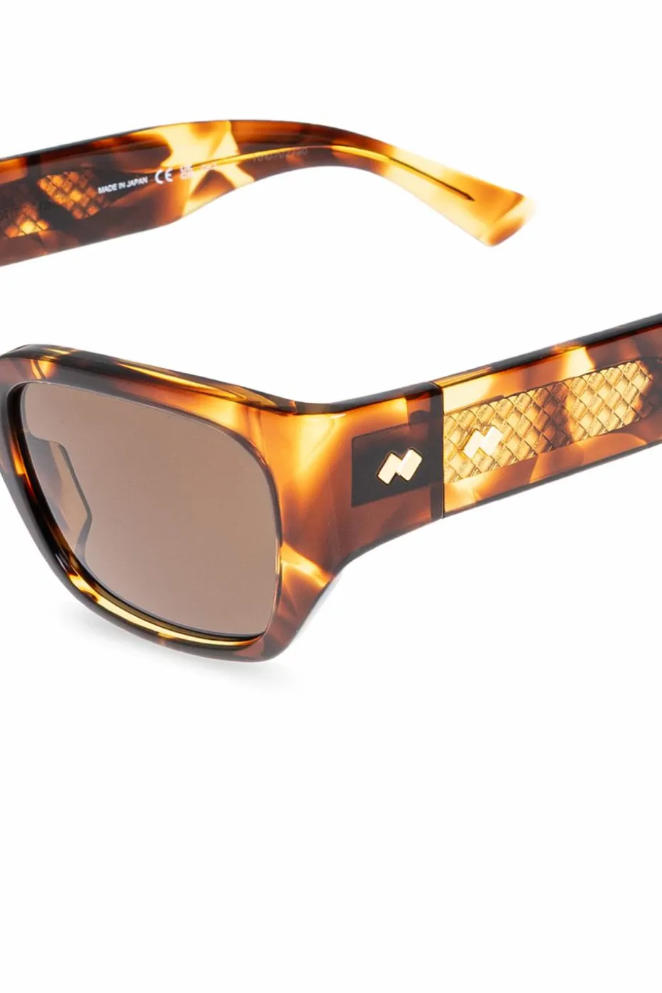 Bottega Veneta BRĄZOWY Okulary przeciwsłoneczne