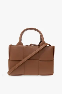 Bottega Veneta BRĄZOWY Torba na ramię ‘Arco Micro’