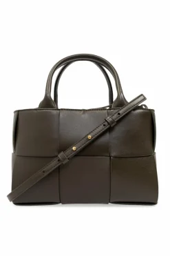 Bottega Veneta BRĄZOWY Torba `Arco Small` typu `shopper