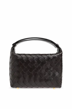 Bottega Veneta BRĄZOWY Torba do ręki `Wallace Mini`