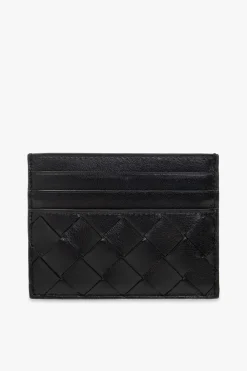 Bottega Veneta CZARNY Etui na karty