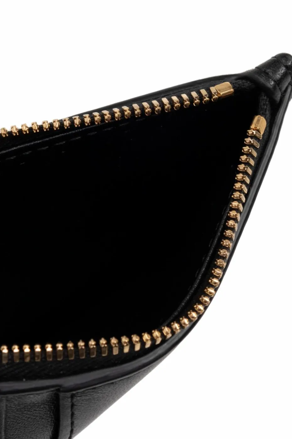 Bottega Veneta CZARNY Skórzane etui na karty