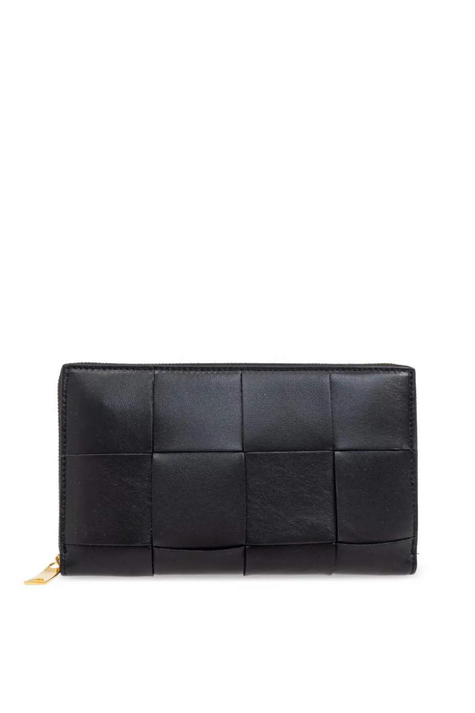 Bottega Veneta CZARNY Skórzany portfel