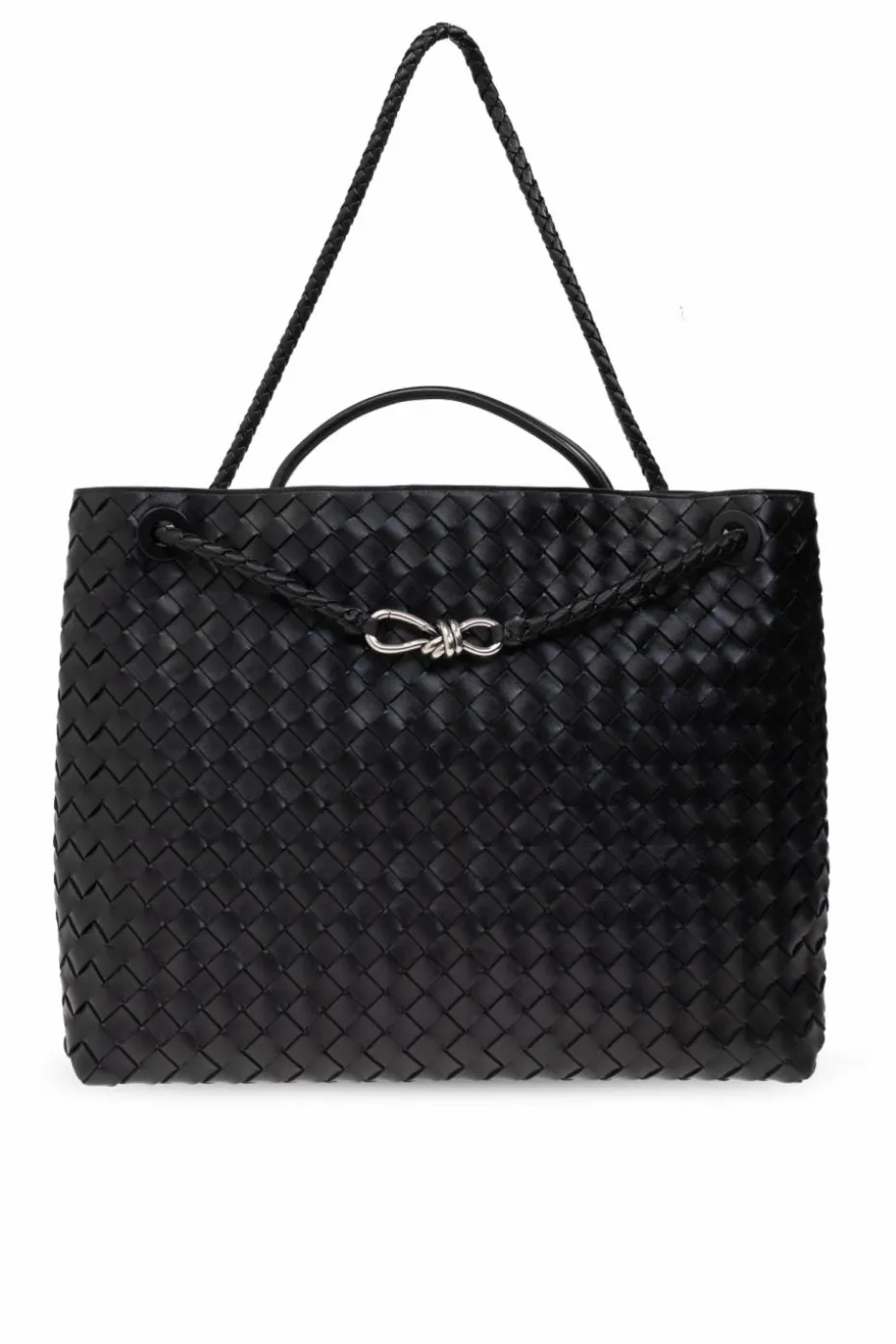 Bottega Veneta CZARNY Torba do ręki `Andiamo Large`
