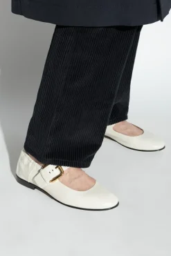 Bottega Veneta kremowy Baleriny `Astaire`