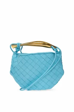 Bottega Veneta NIEBIESKI Torba na ramię ‘Sardine Mini’