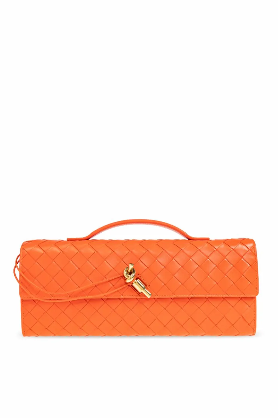 Bottega Veneta POMARAŃCZOWY Torba do ręki `Andiamo`