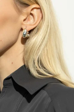 Bottega Veneta SREBRNY Srebrne kolczyki