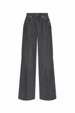 Bottega Veneta SZARY Jeansy typu ‘wild leg’