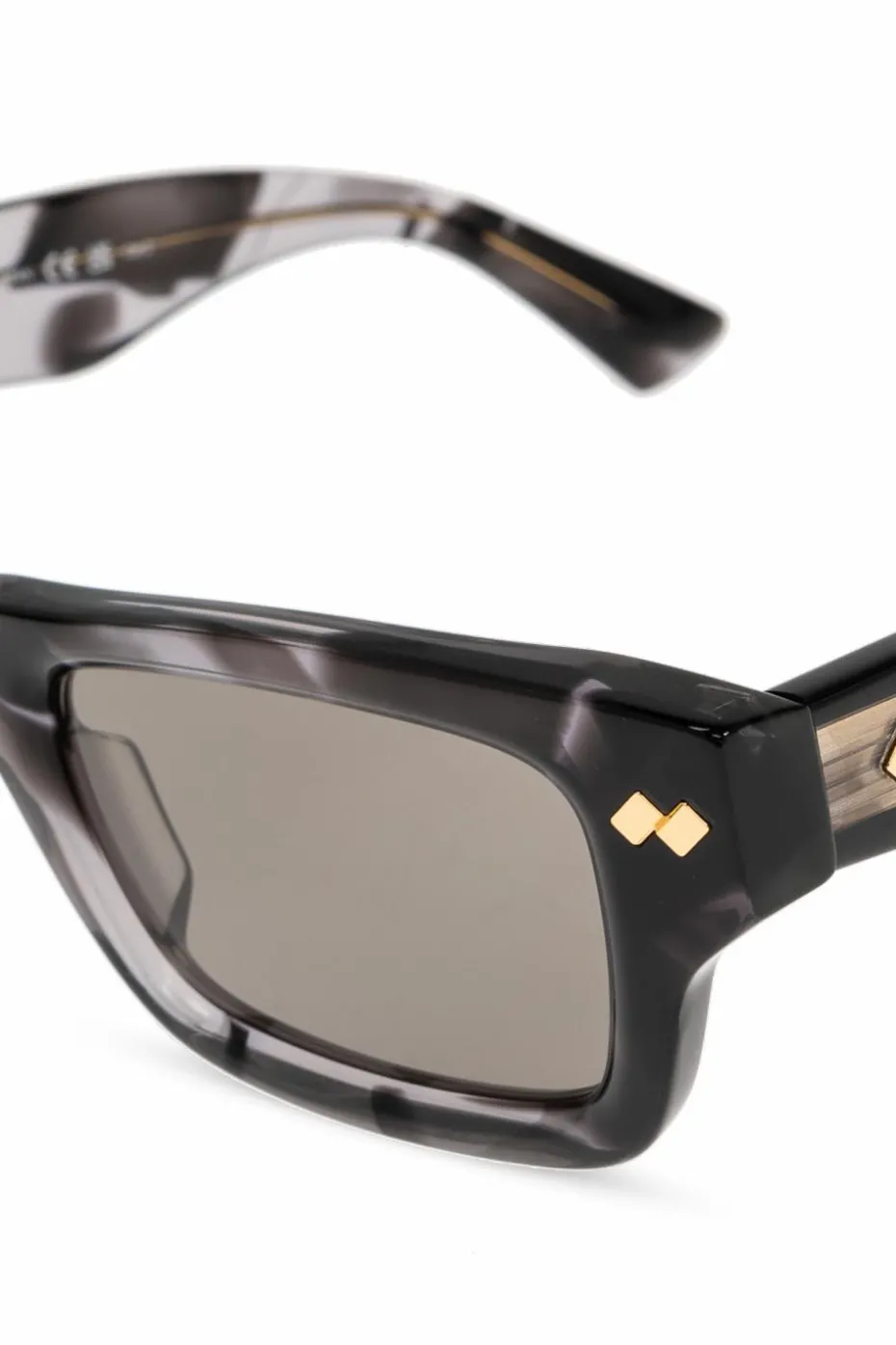 Bottega Veneta SZARY Okulary przeciwsłoneczne