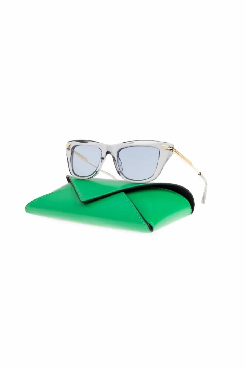Bottega Veneta SZARY Okulary przeciwsłoneczne