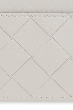 Bottega Veneta SZARY Skórzane etui na karty