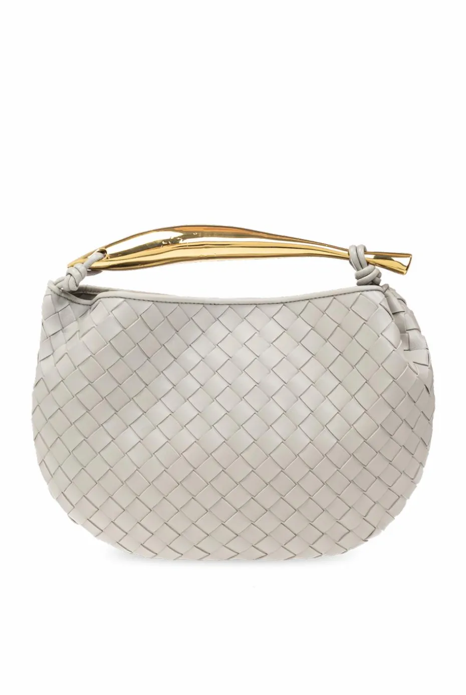 Bottega Veneta SZARY Torba do ręki ‘Sardine Small’