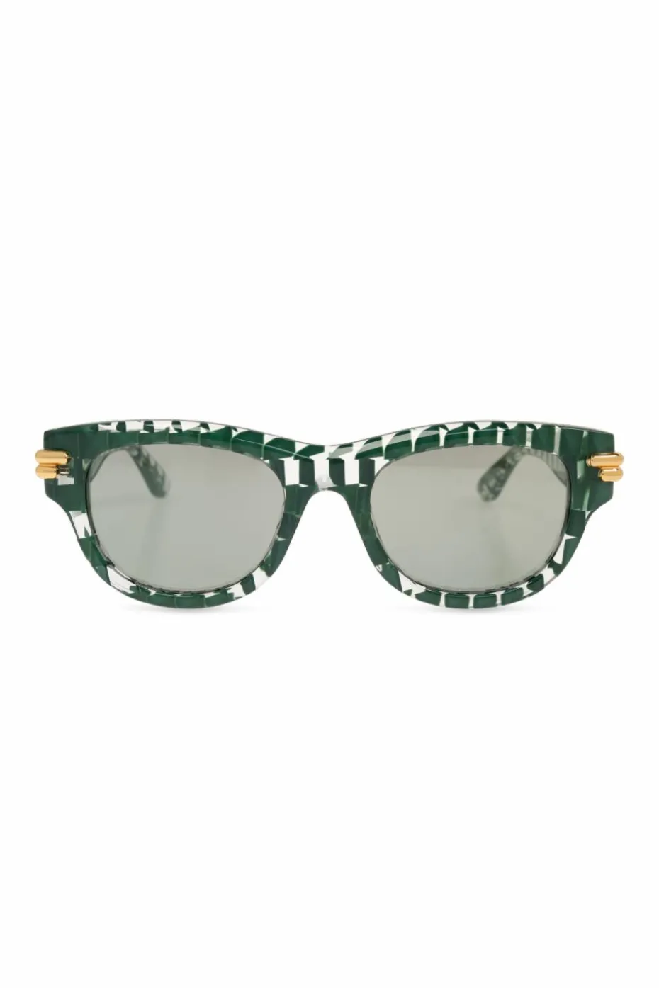 Bottega Veneta ZIELONY Okulary przeciwsłoneczne