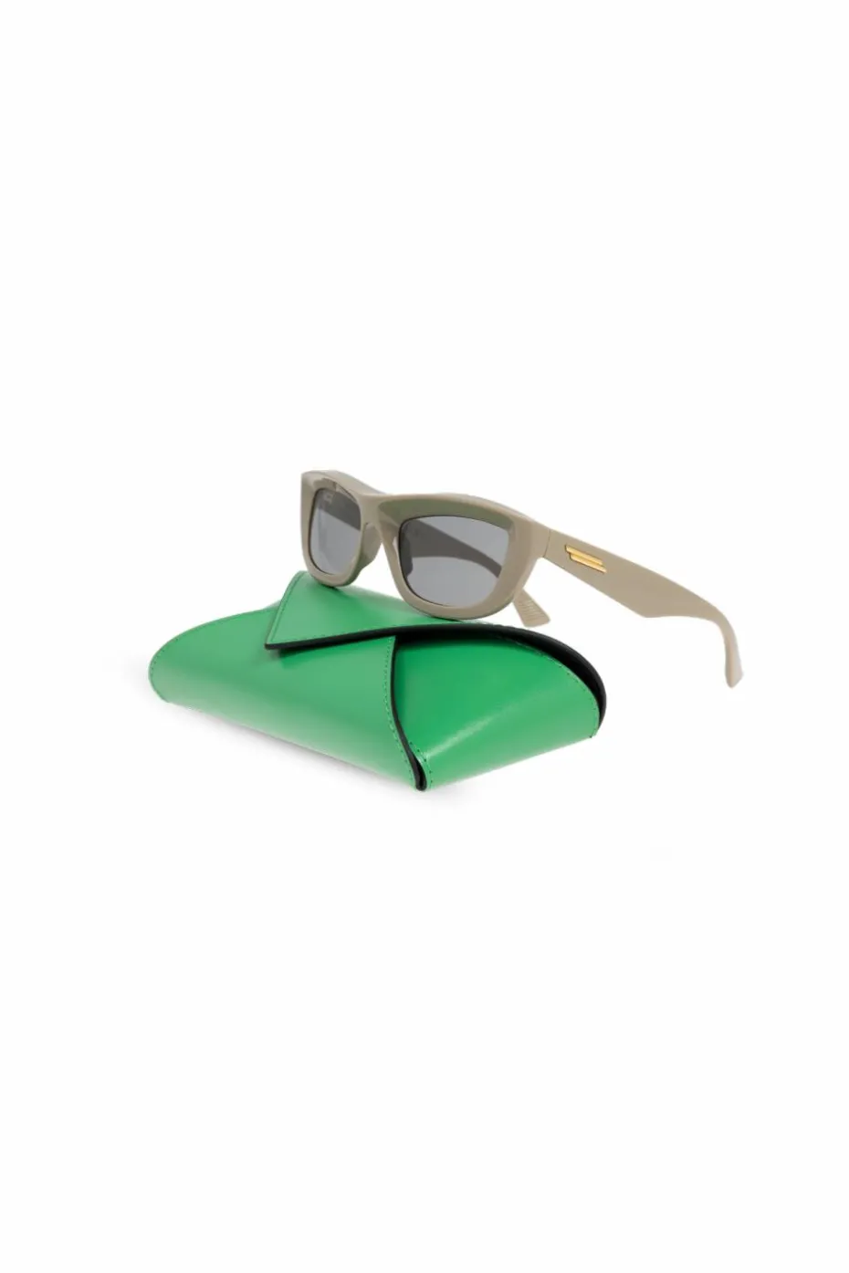Bottega Veneta ZIELONY Okulary przeciwsłoneczne
