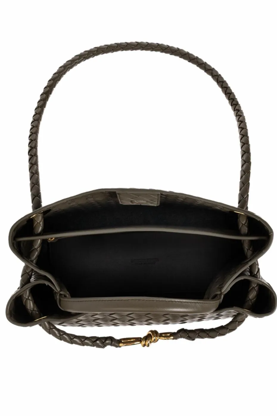 Bottega Veneta ZIELONY Torba do ręki `Andiamo`