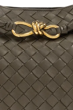 Bottega Veneta ZIELONY Torba do ręki `Andiamo`