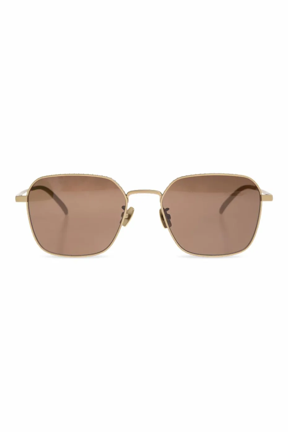 Bottega Veneta ZŁOTY Okulary przeciwsłoneczne