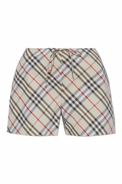 Burberry beżowy Bawełniane szorty