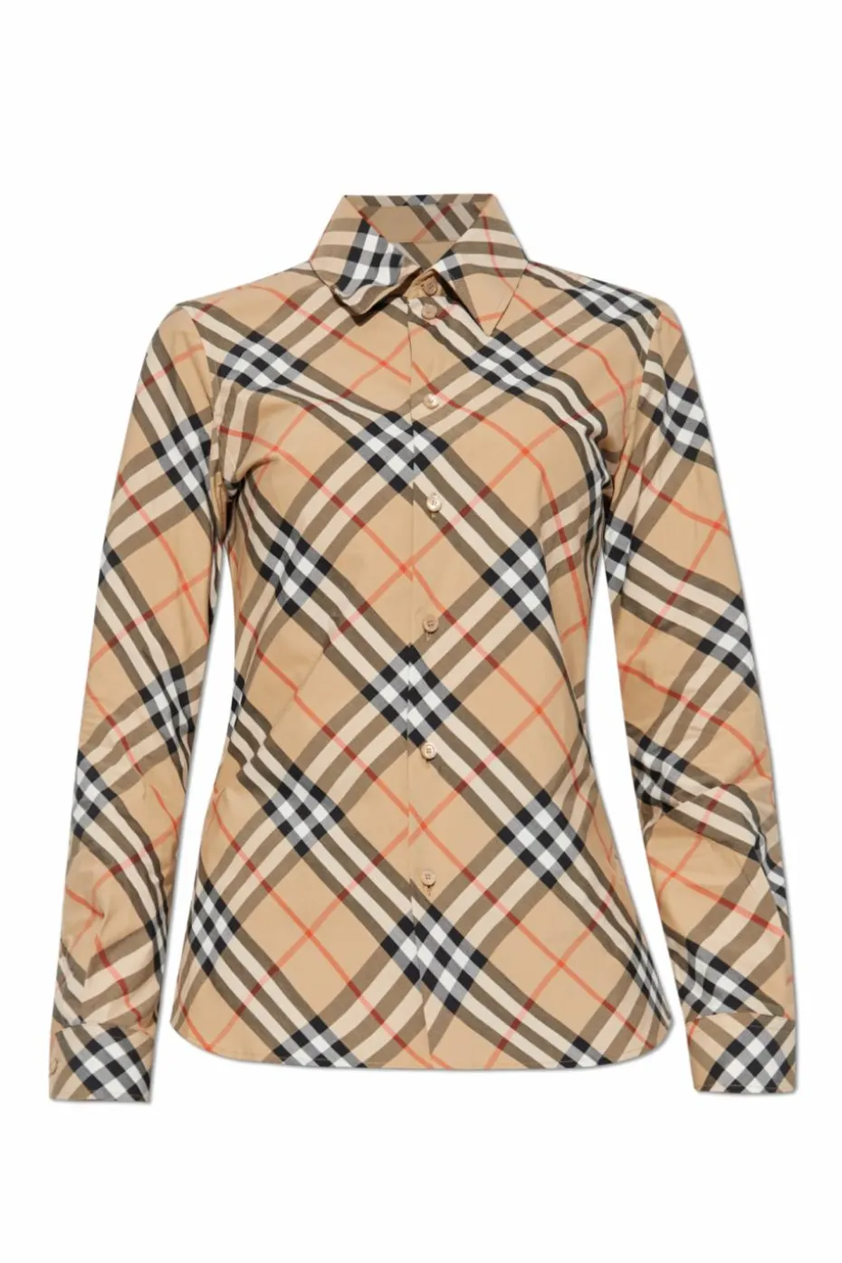 Burberry beżowy Koszula w kratę