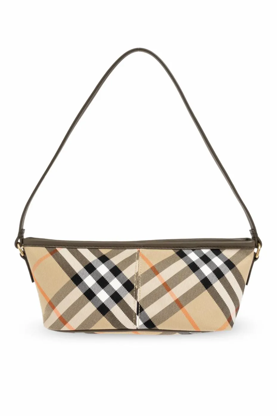 Burberry beżowy Torba do ręki w kratę