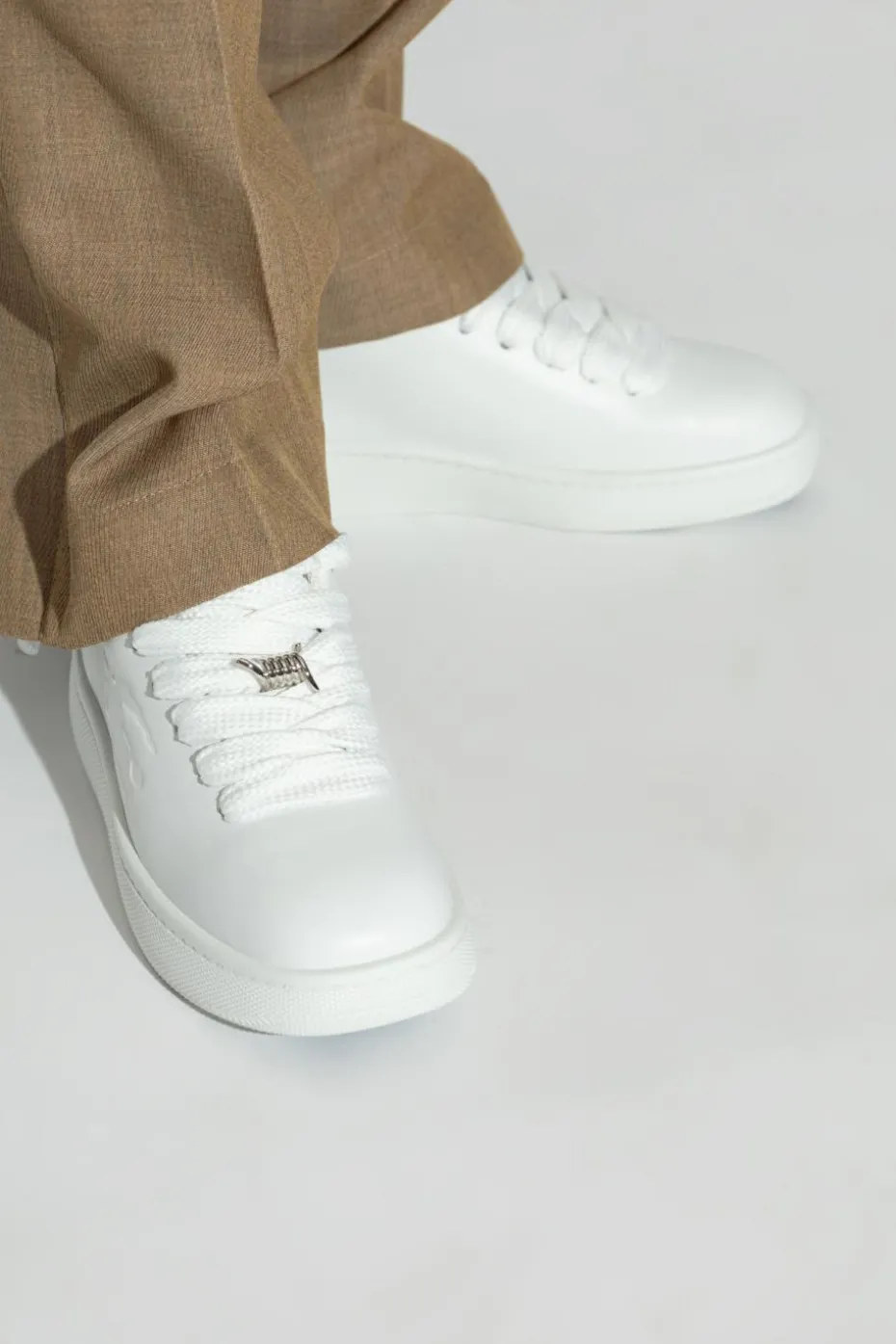 Burberry BIAŁY Buty sportowe `Box`