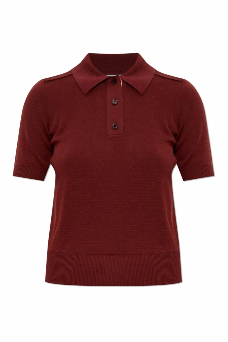 Burberry BORDO Wełniane polo