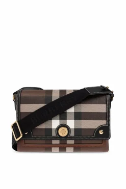 Burberry BRĄZOWY Torba na ramię `Note`