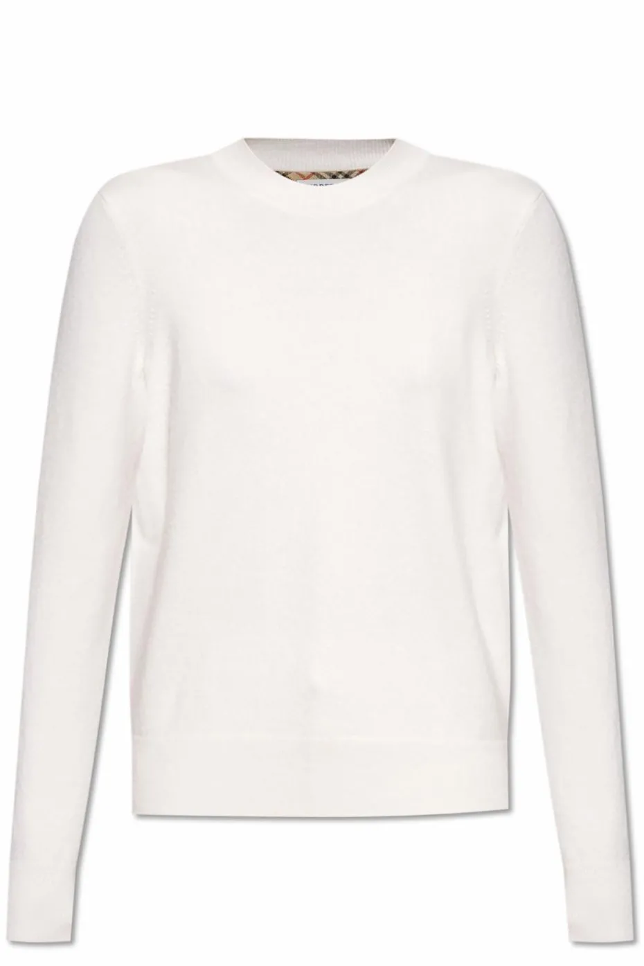 Burberry kremowy Kaszmirowy sweter