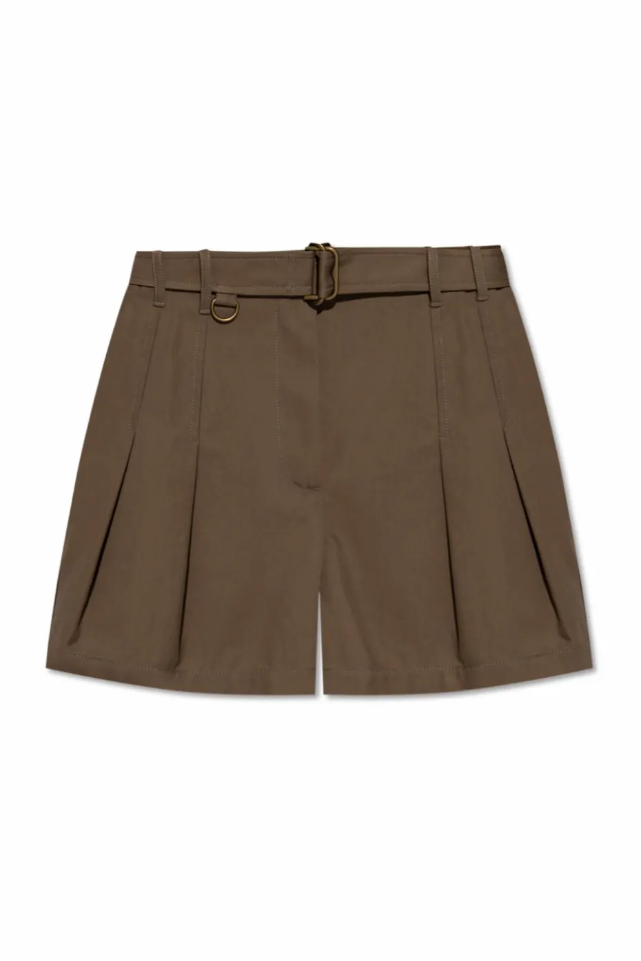 Burberry ZIELONY Szorty z wysokim stanem