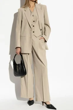 By Malene Birger beżowy Kamizelka `Occa`