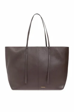 By Malene Birger BRĄZOWY Torba `Abilla` typu `shopper`