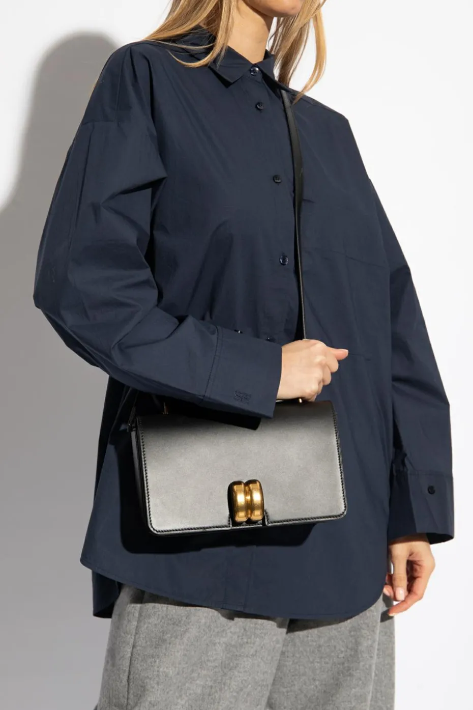By Malene Birger CZARNY Torba na ramię ‘Noval’