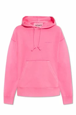 Carhartt WIP RÓŻOWY Bluza z logo