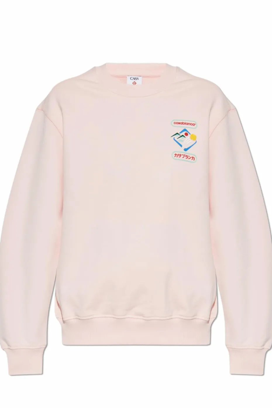 Casablanca RÓŻOWY Bluza z nadrukiem