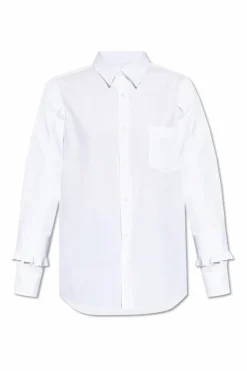 CDG by Comme des Garçons BIAŁY Koszula z kieszenią
