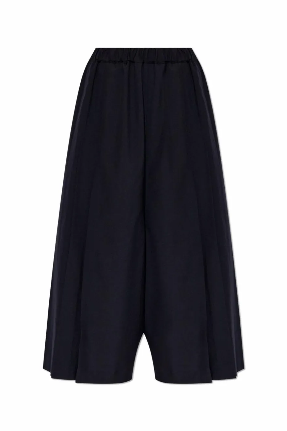 CDG by Comme des Garçons GRANATOWY Wełniane spodnie